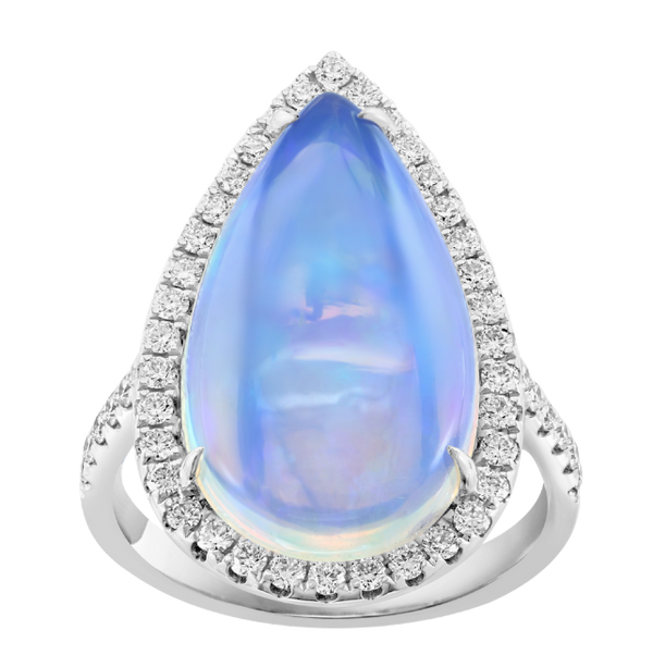 Fontaine de Concorde, Opal & Diamonds Ring