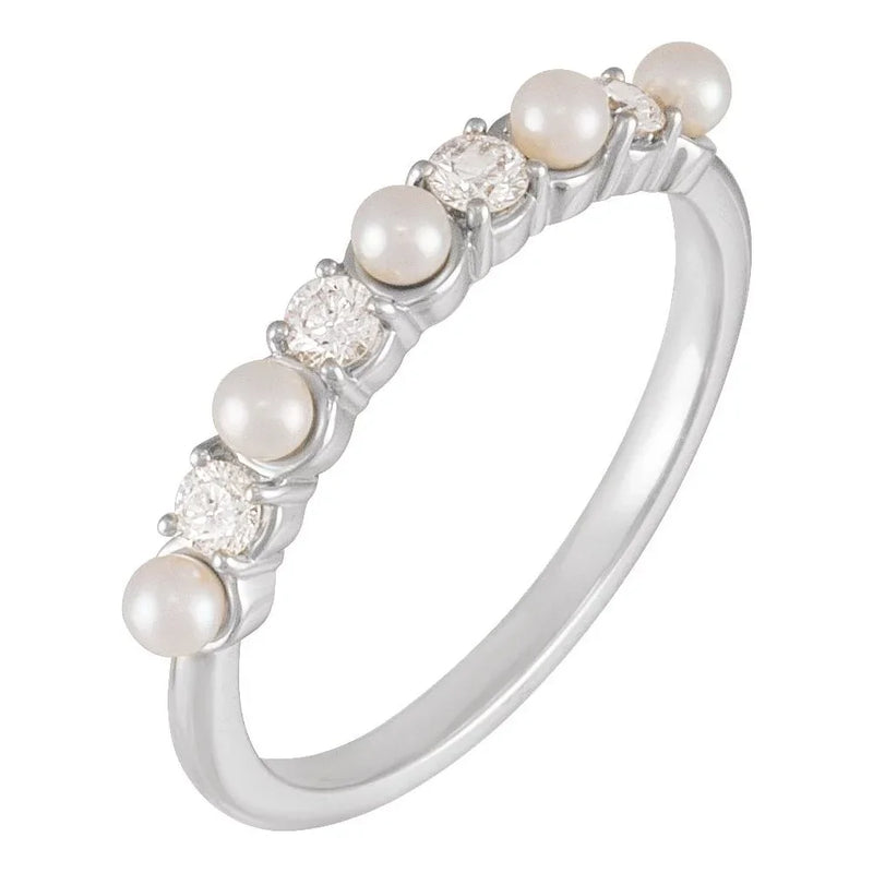 Nacre de Versailles, Pearl & Diamond Anniversary Band