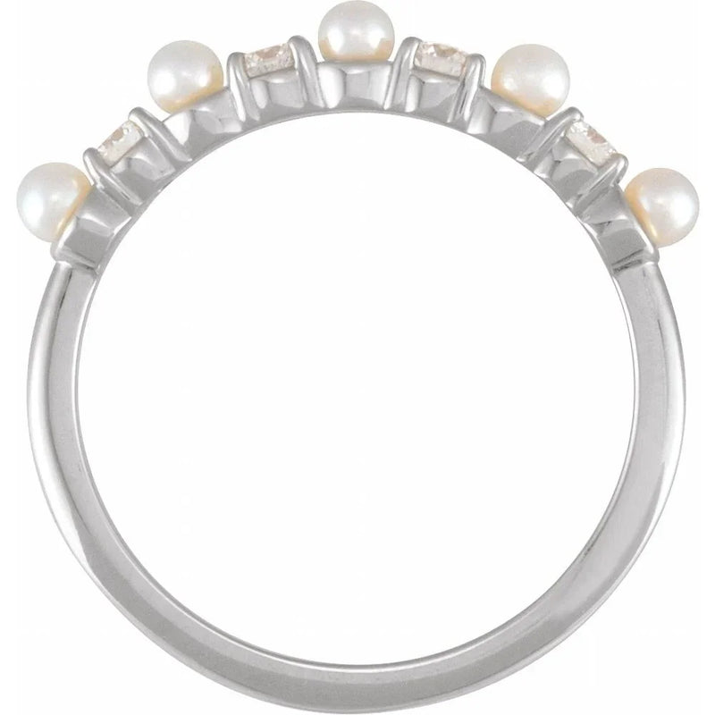 Nacre de Versailles, Pearl & Diamond Anniversary Band