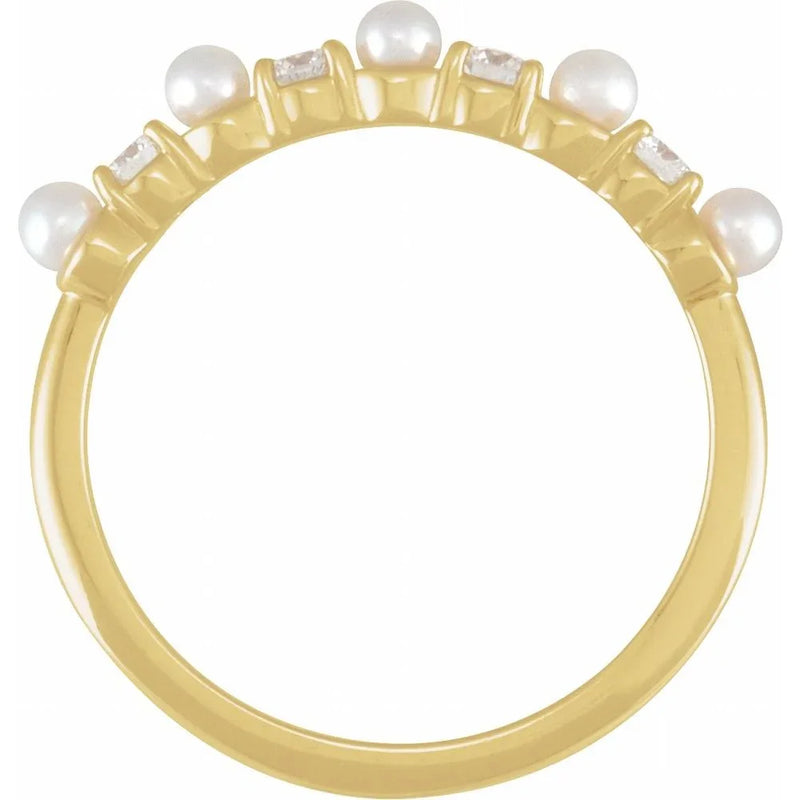 Nacre de Versailles, Pearl & Diamond Anniversary Band