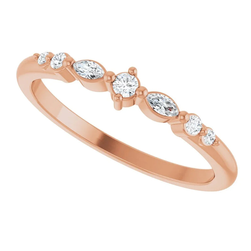Éclat de Montmartre, Diamond Marquise Stackable Ring