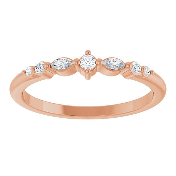 Éclat de Montmartre, Diamond Marquise Stackable Ring