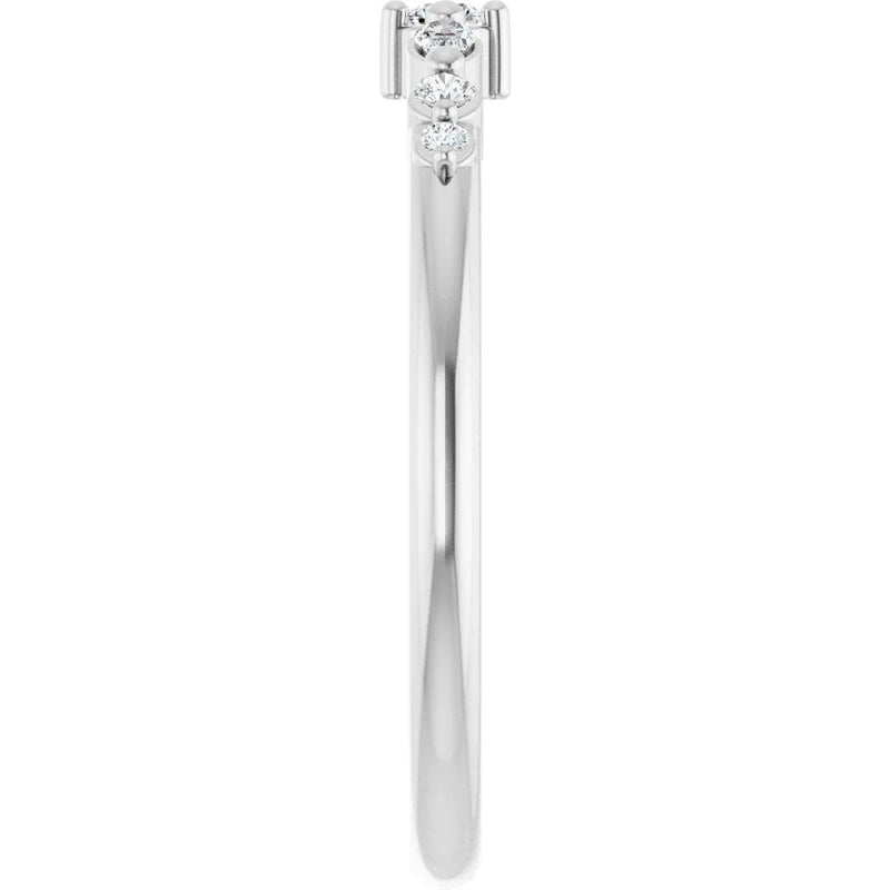 Éclat de Montmartre, Diamond Marquise Stackable Ring