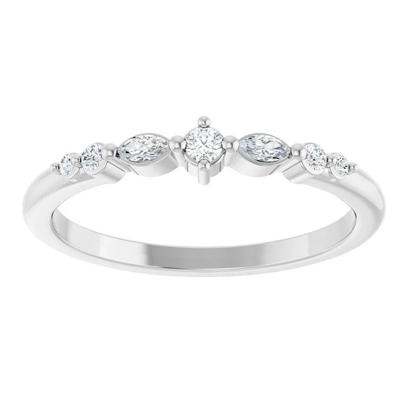 Éclat de Montmartre, Diamond Marquise Stackable Ring