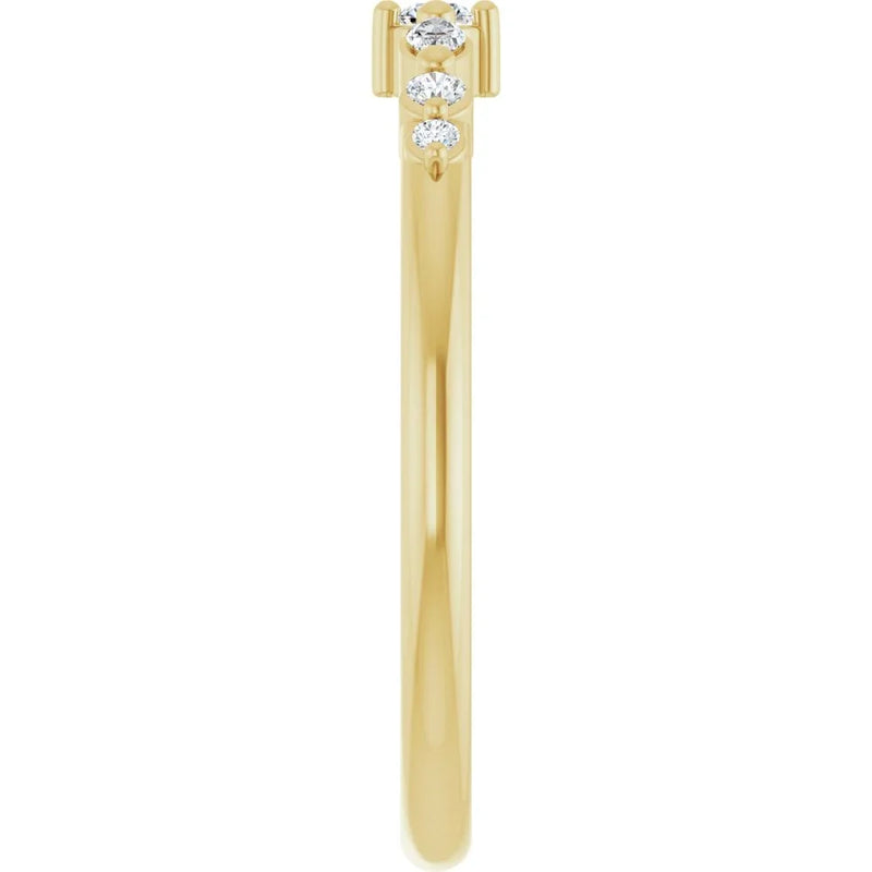 Éclat de Montmartre, Diamond Marquise Stackable Ring