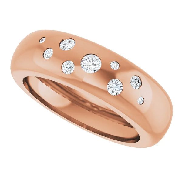 Scintille de Montmartre, Lab-Grown Diamond Band Ring