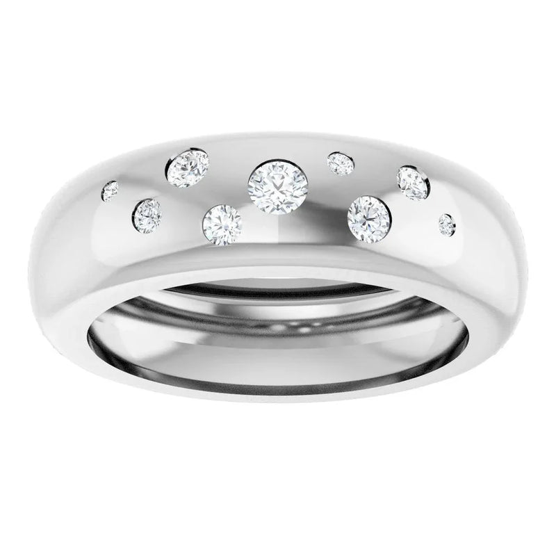 Scintille de Montmartre, Lab-Grown Diamond Band Ring