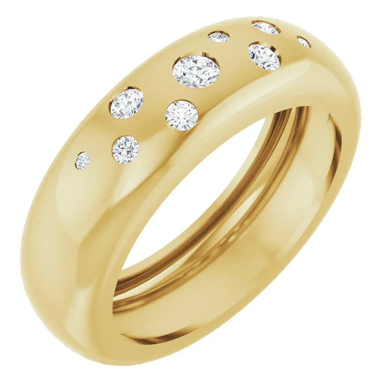 Scintille de Montmartre, Lab-Grown Diamond Band Ring