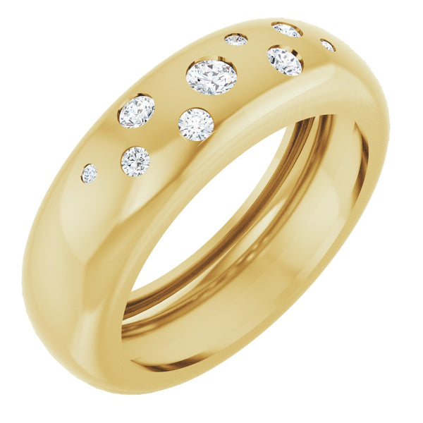 Scintille de Montmartre, Lab-Grown Diamond Band Ring