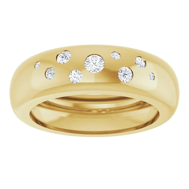 Scintille de Montmartre, Lab-Grown Diamond Band Ring