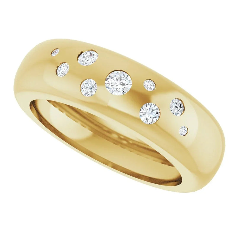 Scintille de Montmartre, Lab-Grown Diamond Band Ring