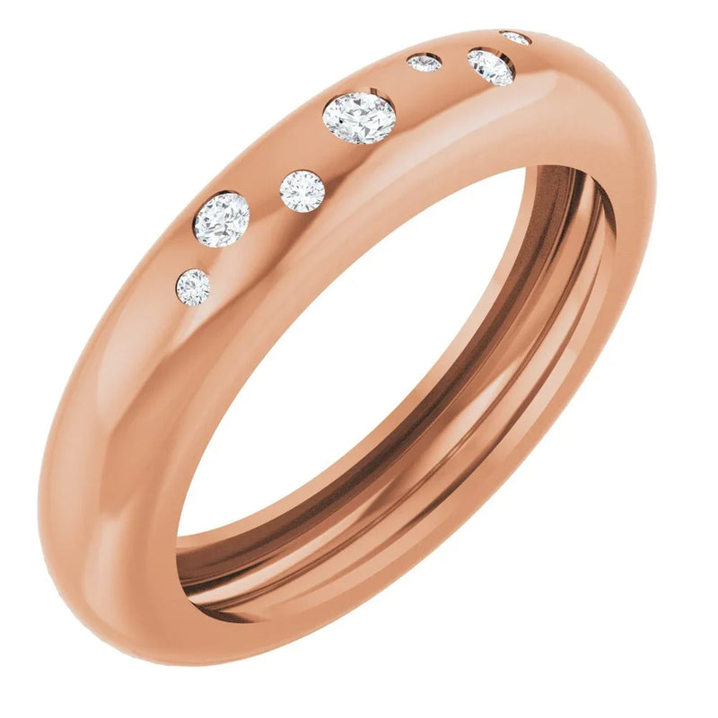 Étoiles du Fontainebleau, Natural Diamond Scatter Ring