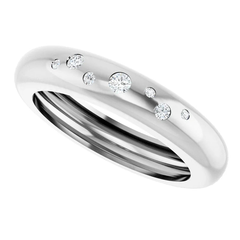 Étoiles du Fontainebleau, Natural Diamond Scatter Ring