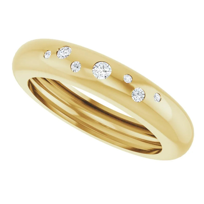 Étoiles du Fontainebleau, Natural Diamond Scatter Ring