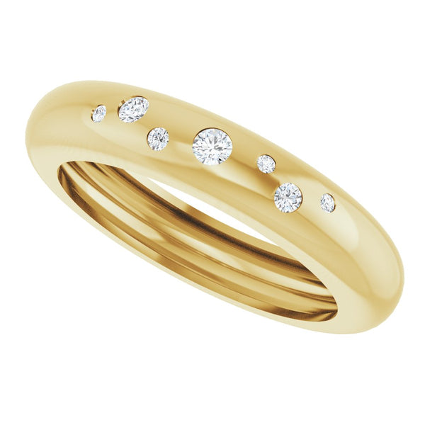 Étoiles du Fontainebleau, Natural Diamond Scatter Ring