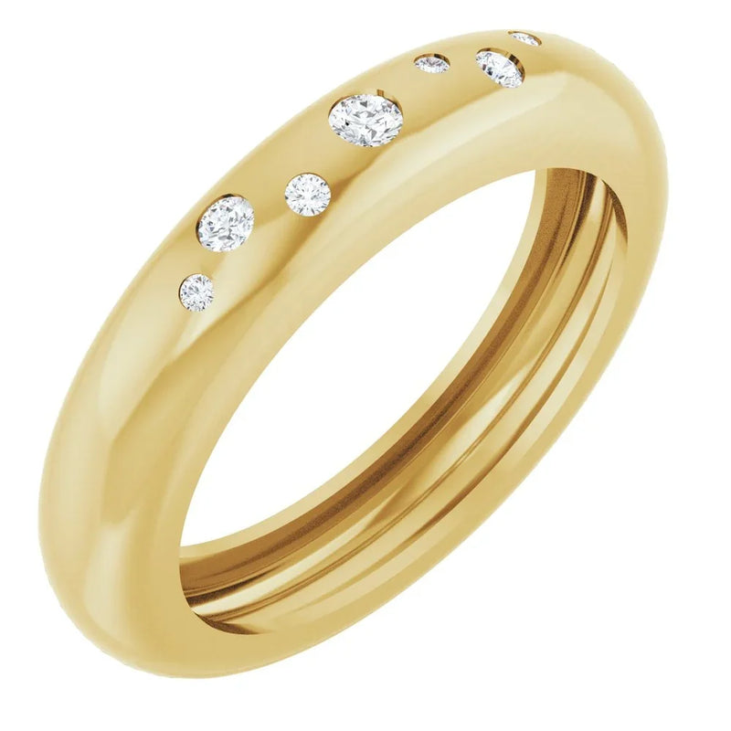 Étoiles du Fontainebleau, Natural Diamond Scatter Ring