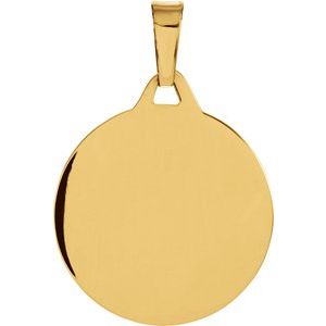 Judaica Mazel Good Luck Medal Pendant