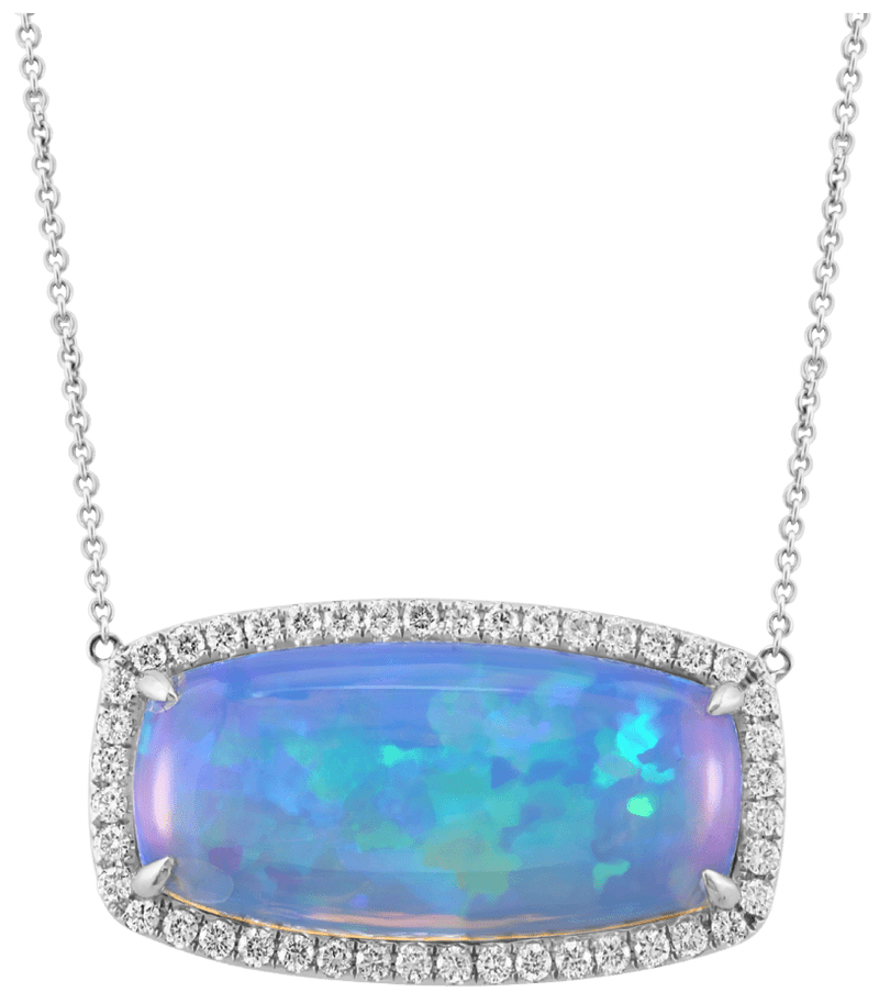 Clarté de Crépuscule Opal & Diamond Necklace