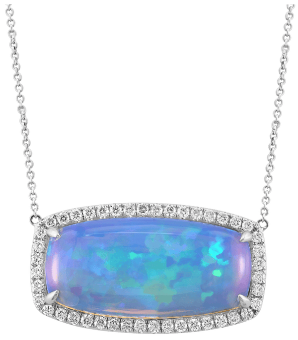 Clarté de Crépuscule Opal & Diamond Necklace
