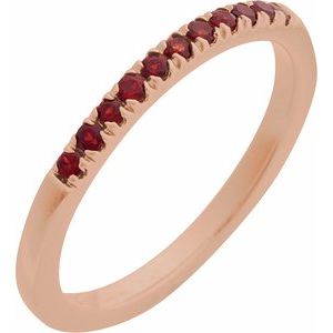 Natural Gemstones Stackable Ring