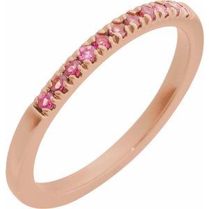 Natural Gemstones Stackable Ring