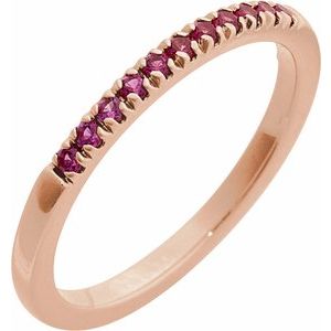 Natural Gemstones Stackable Ring