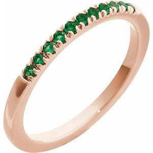 Natural Gemstones Stackable Ring