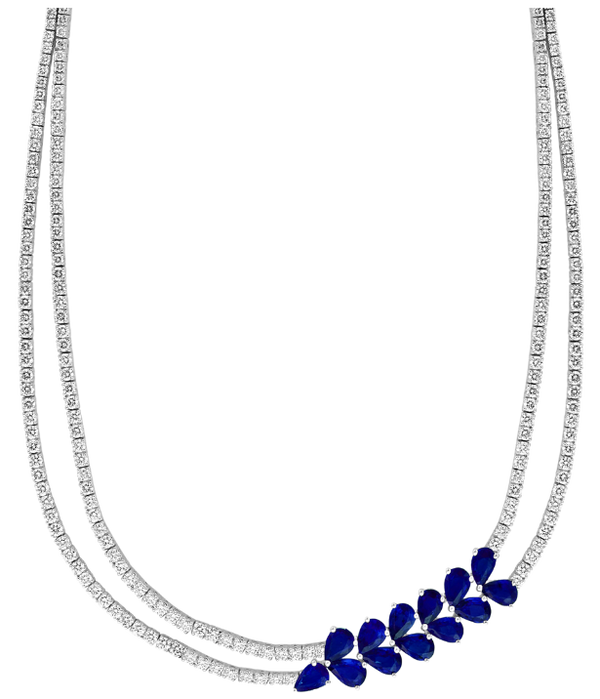 La Fontaine Médicis Sapphire Necklace