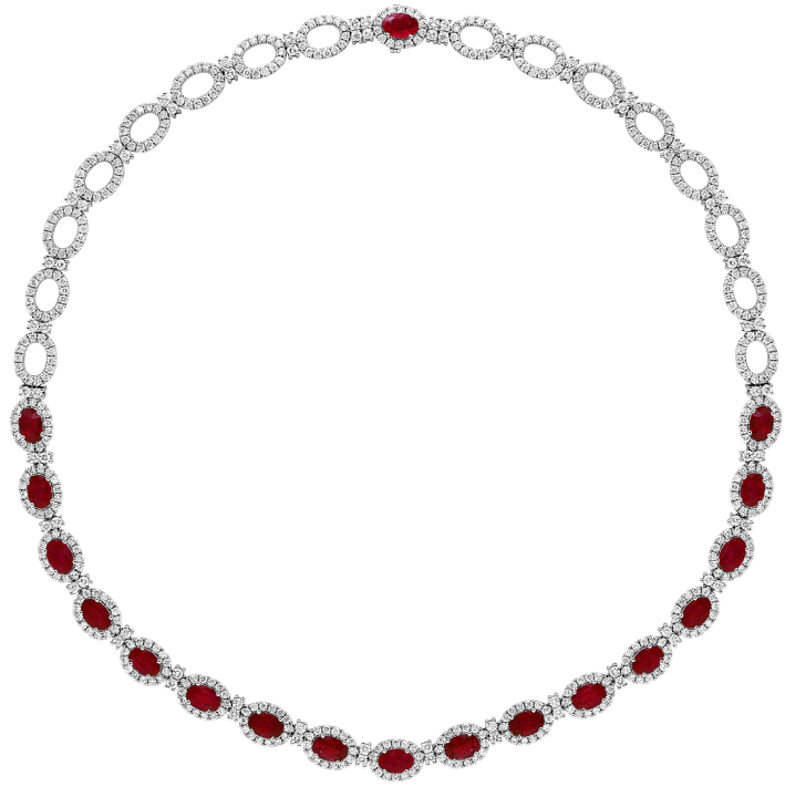 Baiser de Pivoine Ruby Necklace