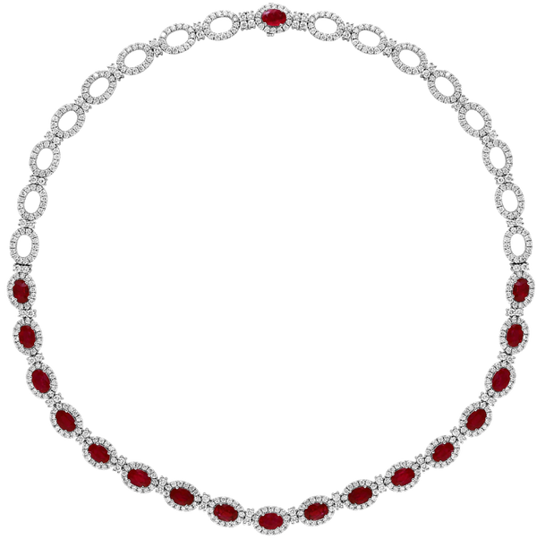 Baiser de Pivoine Ruby Necklace