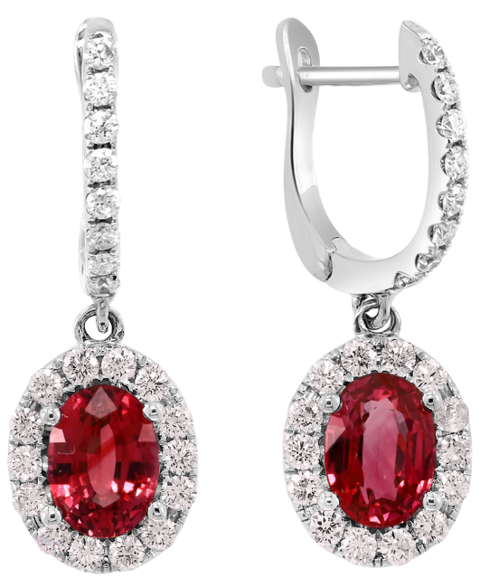 Rouge Vendôme Ruby Earrings