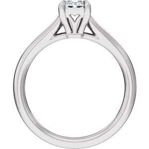 Radiant Cut Solitaire Engagement Ring