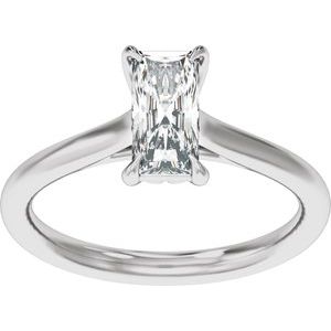 Radiant Cut Solitaire Engagement Ring