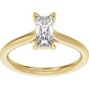 Radiant Cut Solitaire Engagement Ring
