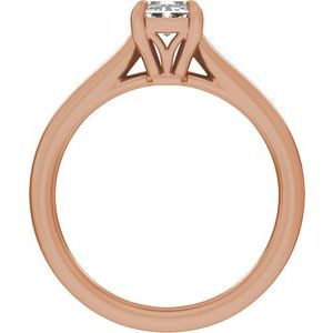 Radiant Cut Solitaire Engagement Ring