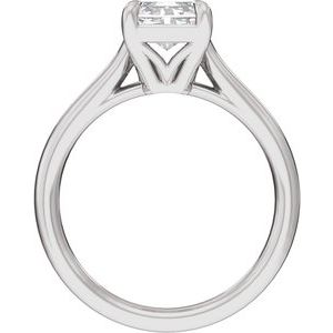 Radiant Cut Solitaire Engagement Ring