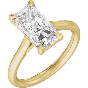 Radiant Cut Solitaire Engagement Ring