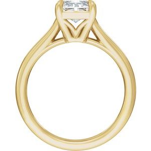 Radiant Cut Solitaire Engagement Ring