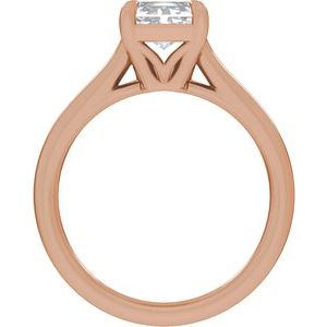 Radiant Cut Solitaire Engagement Ring