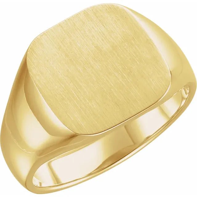Architectural Octagon Signet Ring