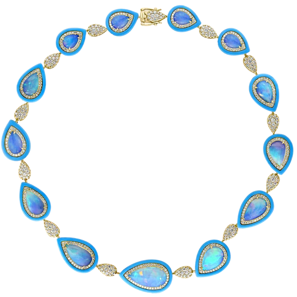 Le Songe de Monet Opal Necklace Masterpiece