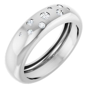 14K White Gold