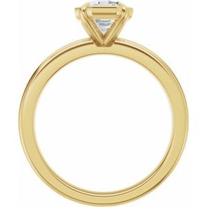 Solitaire Bezel-Style Engagement Ring