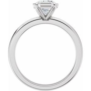 Solitaire Bezel-Style Engagement Ring