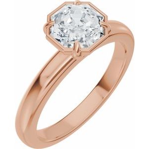 Solitaire Bezel-Style Engagement Ring