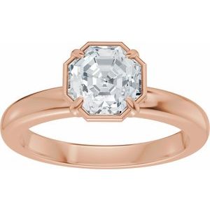 Solitaire Bezel-Style Engagement Ring