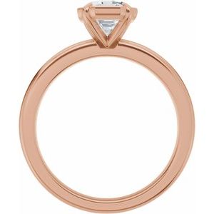 Solitaire Bezel-Style Engagement Ring