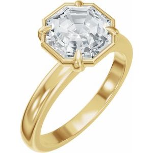 Solitaire Bezel-Style Engagement Ring