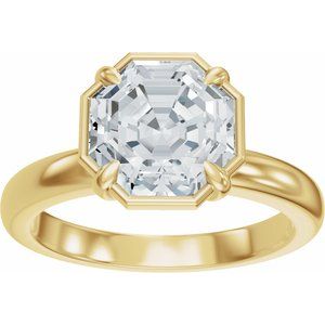 Solitaire Bezel-Style Engagement Ring