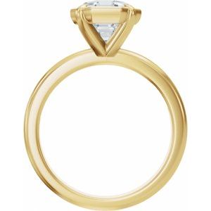 Solitaire Bezel-Style Engagement Ring